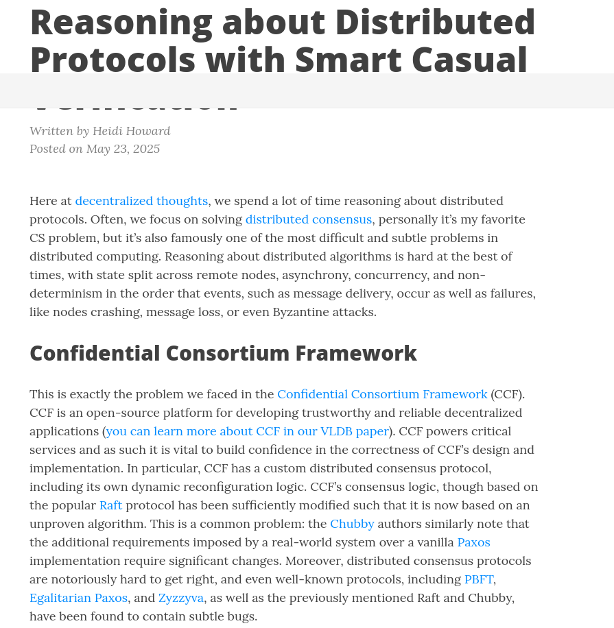 Reasoning about Distributed Protocols with Smart Casual Verification