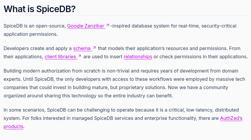 SpiceDB Documentation - Authzed Docs