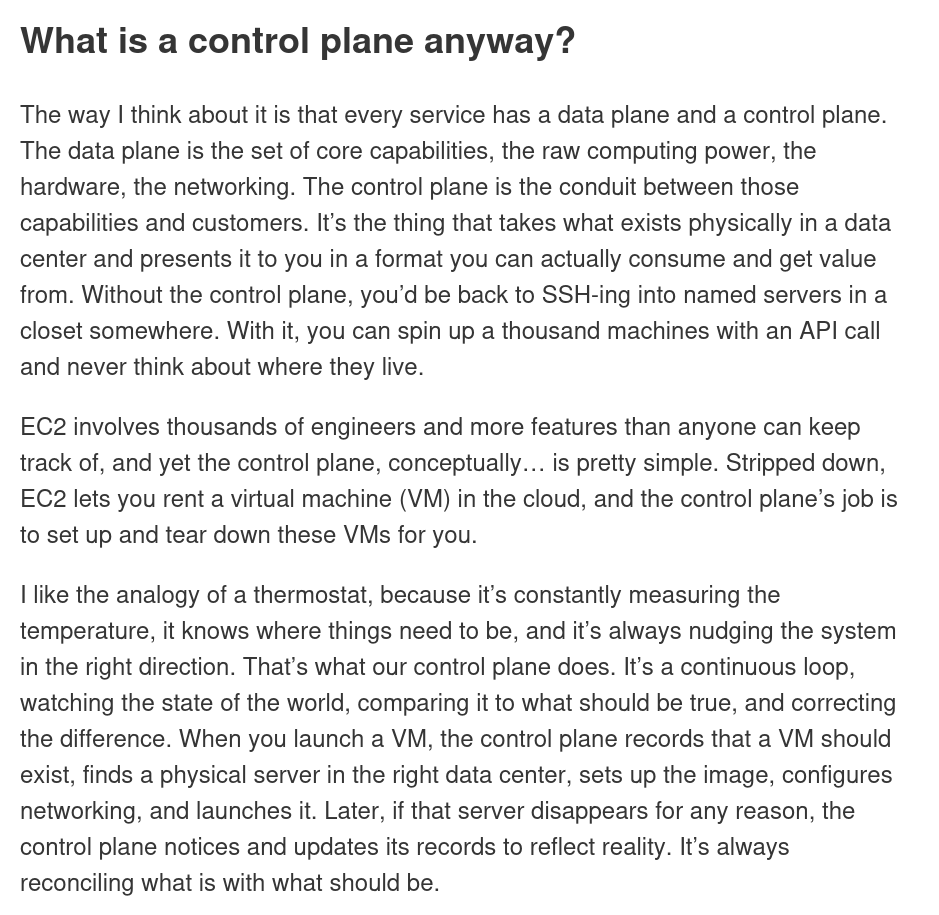 On building scalable control planes | All Things Distributed